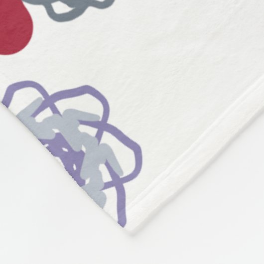 Christmas Lovely walking Fleece Deken (Hoek)