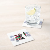 Christmas Lovely walking Kartonnen Onderzetters (Insitu)