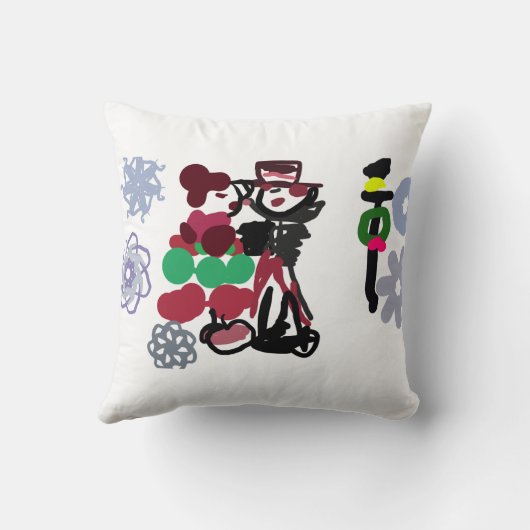 Christmas Lovely walking Kussen (Achterkant)