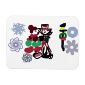 Christmas Lovely walking Magneet (Horizontaal)