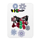 Christmas Lovely walking Magneet (Verticaal)