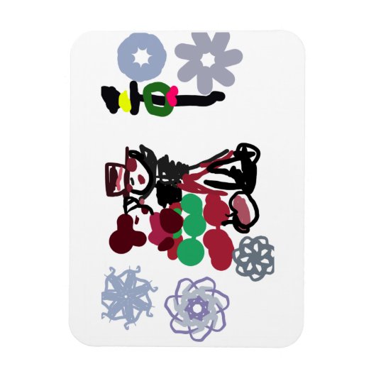 Christmas Lovely walking Magneet (Verticaal)