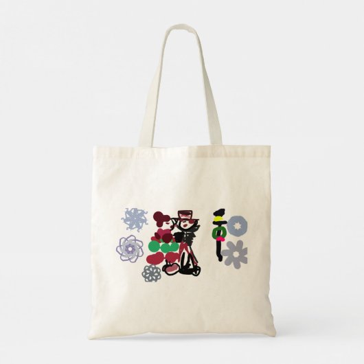 Christmas Lovely walking Tote Bag (Achterkant)