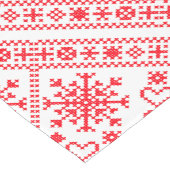 Christmas Lover Cross Pattern Sampler Design Korte Tafelloper (Hoek)