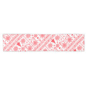 Christmas Lover Cross Pattern Sampler Design Korte Tafelloper (Horizontaal)