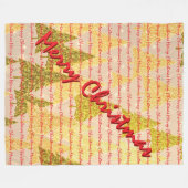 Christmas Luxury Christmas Trees Festive Fleece Deken (Voorkant (Horizontaal))