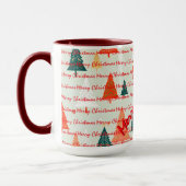 Christmas Luxury Christmas Trees Festive Mok (Links)