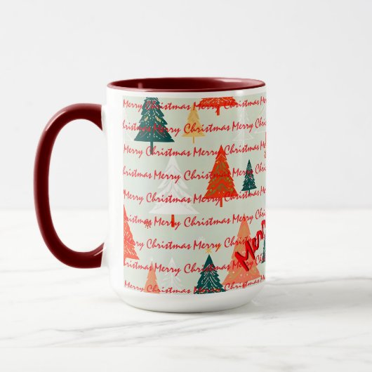 Christmas Luxury Christmas Trees Festive Mok (Links)