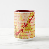 Christmas Luxury Christmas Trees Festive Mok (Midden)