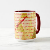 Christmas Luxury Christmas Trees Festive Mok (Voorkant rechts)