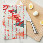 Christmas Luxury Christmas Trees Festive Theedoek (Quarter Fold)