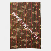 Christmas Luxury Christmas Trees Festive Theedoek (Verticaal)