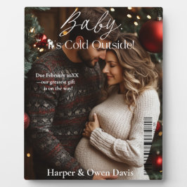 Christmas Magazine Hoesje Zwangerschapsfoto Fotoplaat