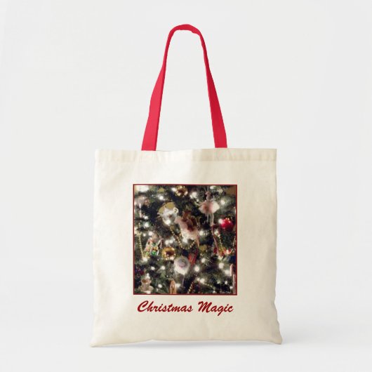 'Christmas Magic' Budget Canvas Tas (Voorkant)