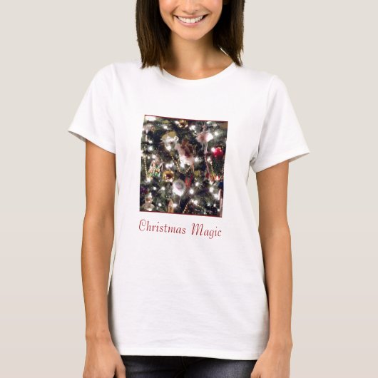 'Christmas Magic' Dames T-shirt (Voorkant)