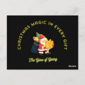 Christmas Magic in Every Gift Briefkaart (Achterkant)