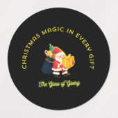 Christmas Magic in Every Gift Labels (Design 1)