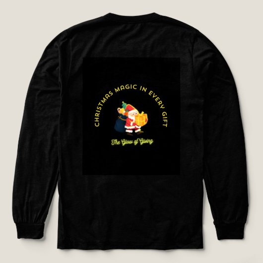 Christmas Magic in Every Gift Tri-Blend Shirt (Achterkant)