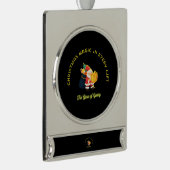 Christmas Magic in Every Gift Verzilverd Banner Ornament (Rechts)