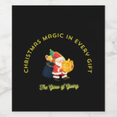Christmas Magic in Every Gift Wijn Etiket (Enkel label)