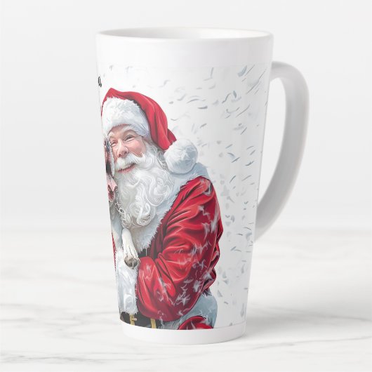 Christmas Magic is een hond kwispelende staart en Latte Mok (Rechterhoek)