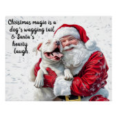 Christmas Magic is een hond kwispelende staart en Perfect Poster (Voorkant)