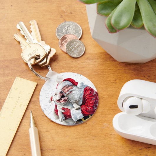 Christmas Magic is een hond kwispelende staart en Sleutelhanger (Bureau)