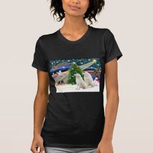 Christmas Magic Kuvasz (twee) T-shirt