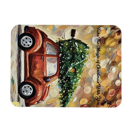 Christmas magic magnet magneet (Horizontaal)