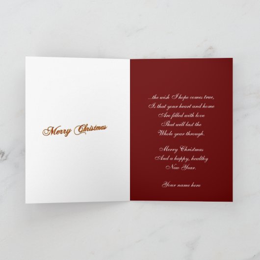 Christmas Magic Reindeer wenskaart Feestdagen Kaart (Binnen)