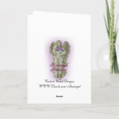 Christmas Magic Reindeer wenskaart Feestdagen Kaart (Achterkant)