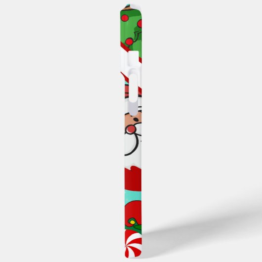 Christmas Magic | Santa, Reindeer & Snowflakes Case-Mate iPhone Case (Achterkant / Links)