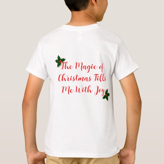 Christmas Magic T-shirt (Achterkant)