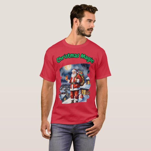 Christmas Magic T-shirt (Voorkant volledig)