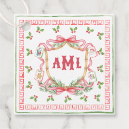 Christmas Mahjong | Monogram Bedankjes Labels