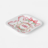 Christmas Mahjong | Monogram Papieren Bordje (Gebogen)