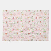 Christmas Mahjong Tiles Theedoek (Horizontaal)