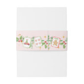 Christmas Mahjong Tiles Uitnodigingen Wikkel (Achterkant Voorbeeld)