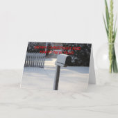 Christmas Mail Box Christmas Kaart (Voorkant)