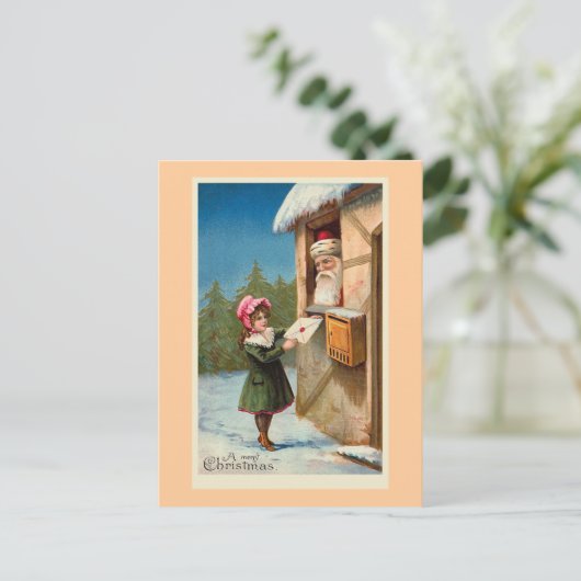 "Christmas Mail"  Briefkaart (Staand voorkant)