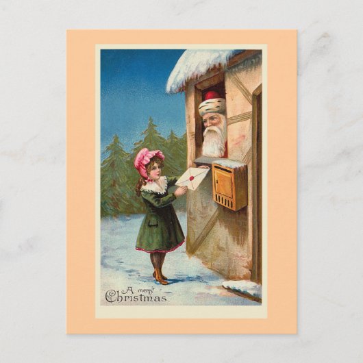 "Christmas Mail"  Briefkaart (Voorkant)