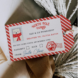 Christmas Mail From Santa North Pole Delivery Cadeaulabel
