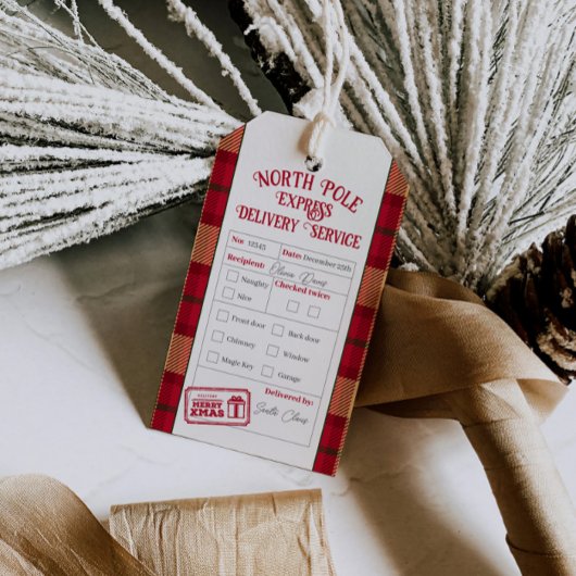 Christmas Mail From Santa North Pole Delivery Cadeaulabel