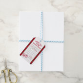 Christmas Mail From Santa North Pole Delivery Cadeaulabel (Met Touw)