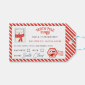 Christmas Mail From Santa North Pole Delivery Cadeaulabel (Voorkant (Horizontaal))
