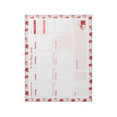 Christmas Mail Weekly to Do List Planner Notitieblok (Linkerzijde)