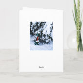 Christmas Mailbox 2 Feestdagen Kaart (Achterkant)