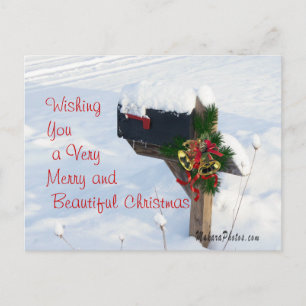 Christmas Mailbox/Bells Briefkaart 2- aanpassen