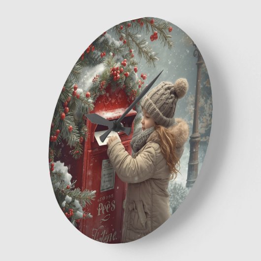 Christmas mailbox  charming festive winter decor grote klok (Hoek)