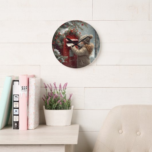 Christmas mailbox  charming festive winter decor grote klok (Leeskamer)